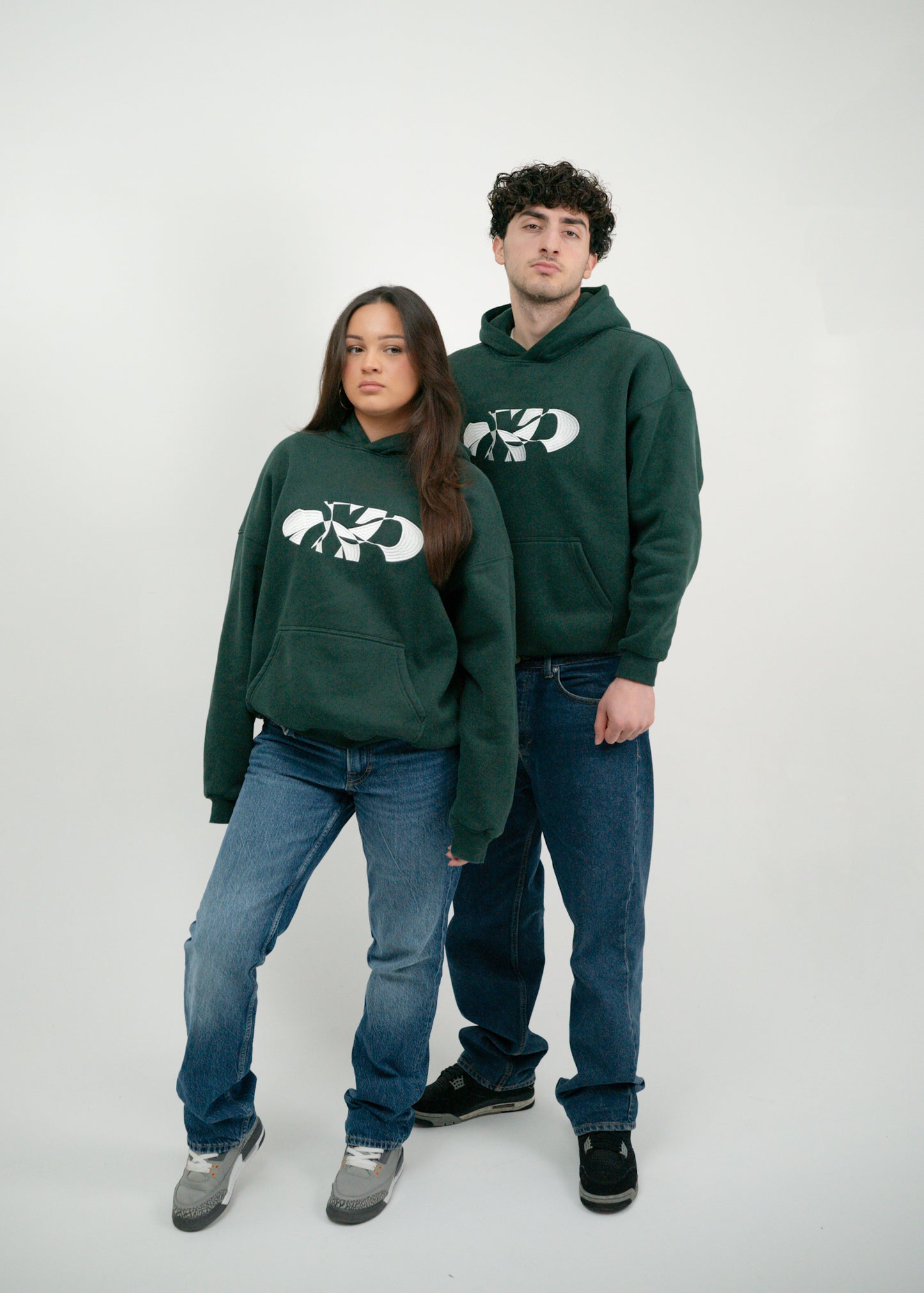 DESNUDO Green heavyweight Hoodie