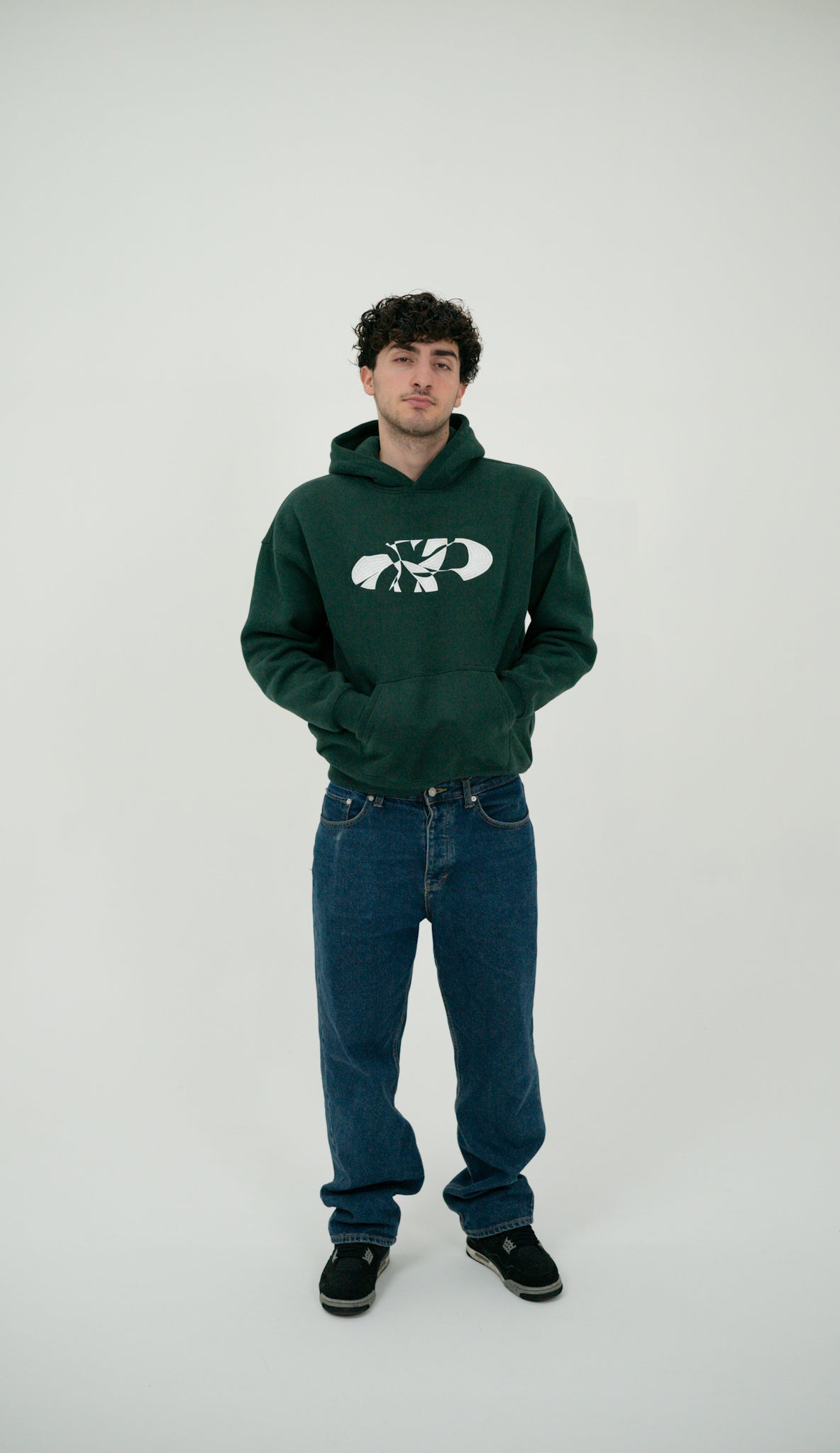 DESNUDO Green heavyweight Hoodie